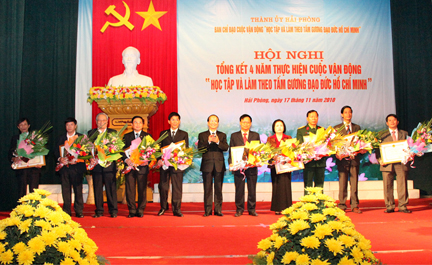 Cuộc vận động góp phần để các đảng bộ hoàn thành xuất sắc nhiệm vụ chính trị